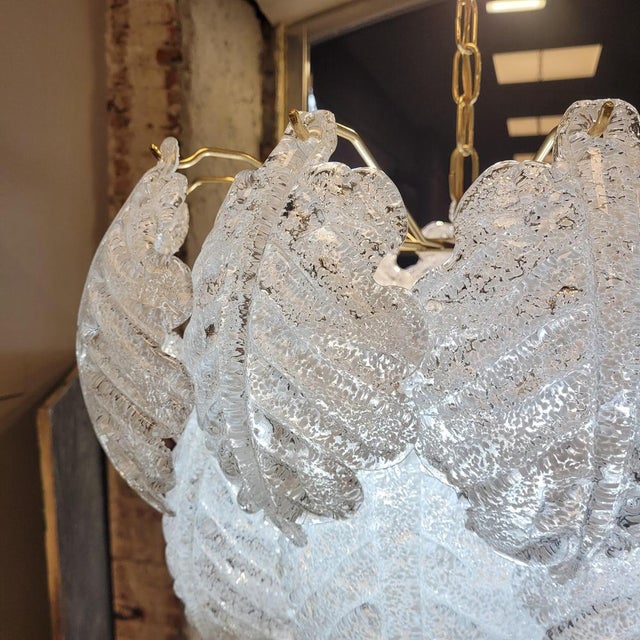 Chandelier in Murano Glass and Metal from Mazzega, Italy, 1970s For Sale - Image 16 of 18