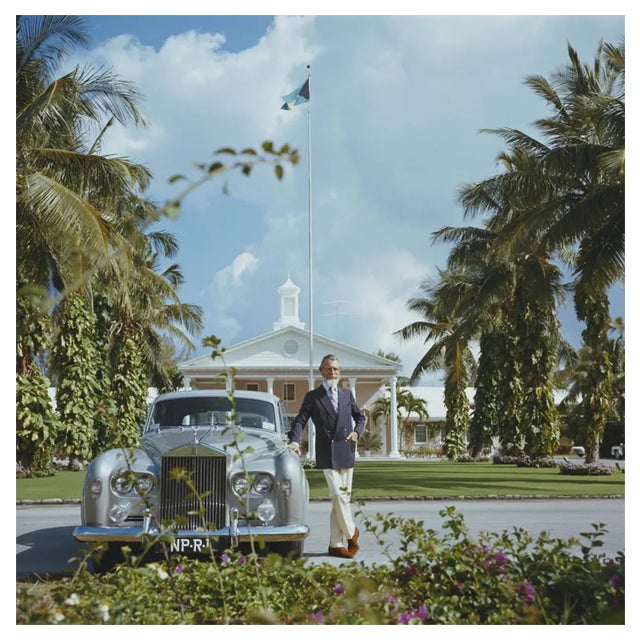 Slim Aarons, Commander Whitehead, Estate Stamped Photographic Print, 1974 / 2020s For Sale