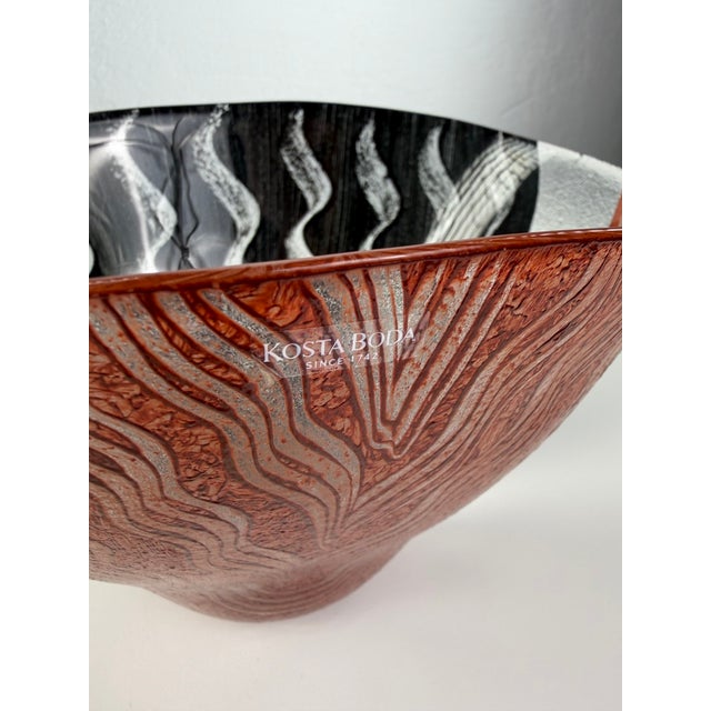 Vintage Art Glass Bowl by Kosta Boda, Sweden, 1990s For Sale - Image 13 of 13