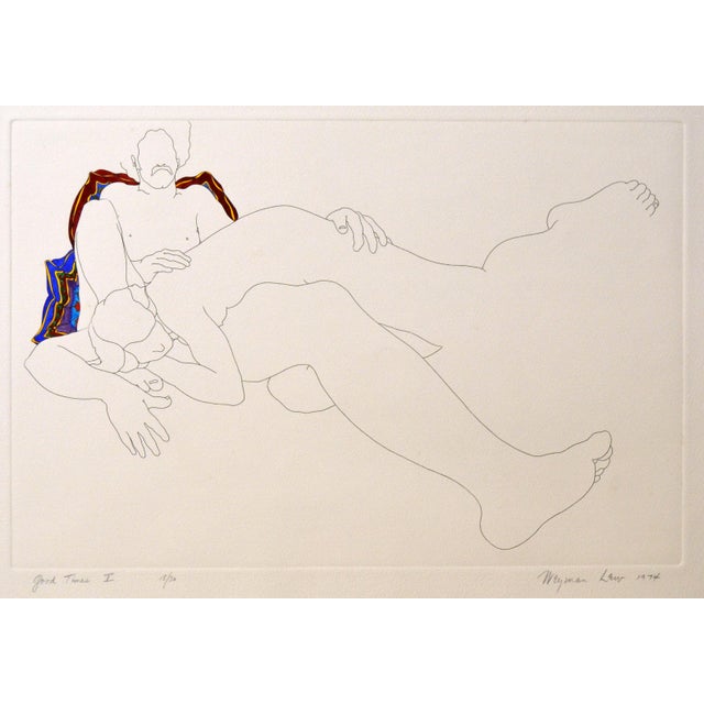 Good Times I -- Couple Nude Figurative by Weyman Lew For Sale - Image 4 of 6