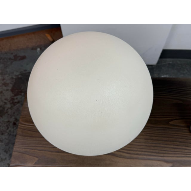 Studio Anansi for Cb2 Enoki Natural Dome Sandstone Table Lamps, Pair For Sale - Image 9 of 12