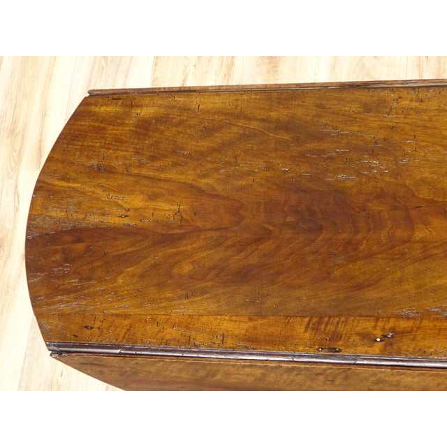 Walnut Top Flap Table For Sale - Image 11 of 18