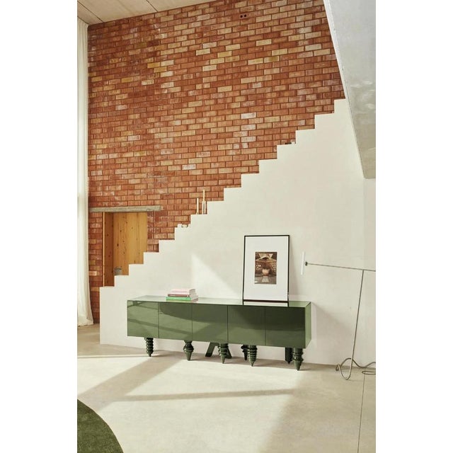 2.5m Multileg Sideboard Lacquered in Berry Red by Jaime Hayon for BD Barcelona For Sale - Image 9 of 18