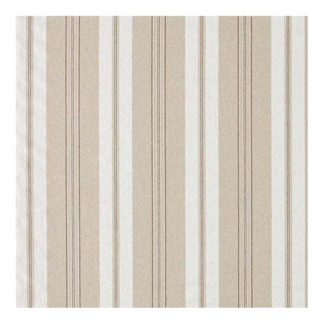 Sanderson Highgrove Stripe Fabric in Gritstone For Sale