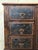 Antique Romanian Folk Painted Pine Cupboard With Drawers and a Door For Sale In Denver - Image 6 of 14