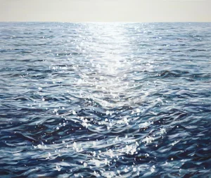 Affectionate Glare of the Ocean. Original Contemporary Painting