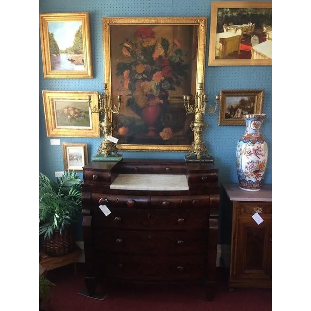 Antique Oil Painting, Floral Still Life Painting, Decor For Sale - Image 9 of 12