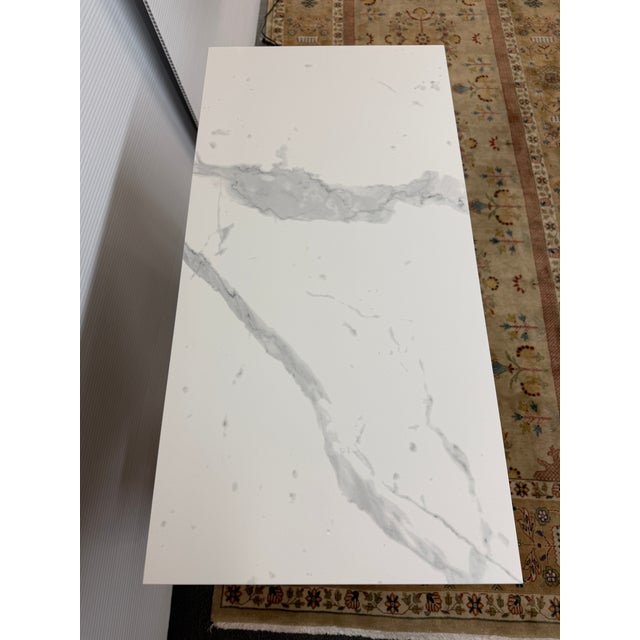 Room & Board Bowen Counter Table With Wine Shelf For Sale In San Francisco - Image 6 of 12