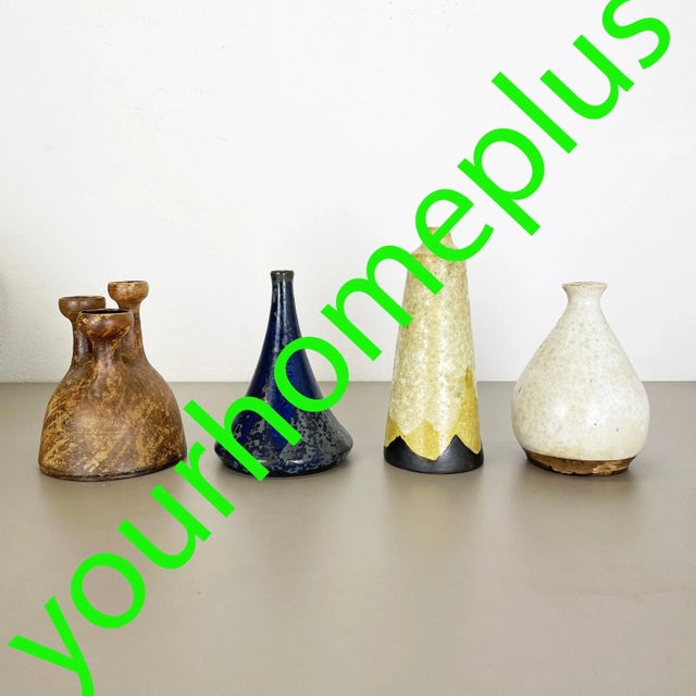 Abstract Ceramic Studio Pottery Vase from Gerhard Liebenthron, Germany, 1970s For Sale - Image 17 of 18