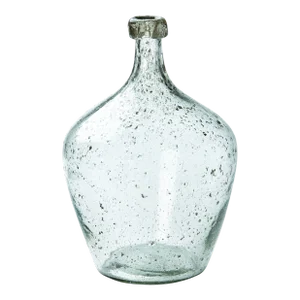 Seeded Pebble Large Blown Glass Vase