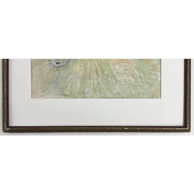 Sculpture Materials 1959 Mixed Media Painting by Mid Century Illustrator Lawrence DiFiori For Sale - Image 7 of 10