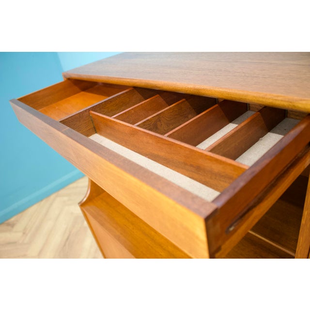 Brown Vintage Teak Highboard from G-Plan, 1960s For Sale - Image 8 of 10