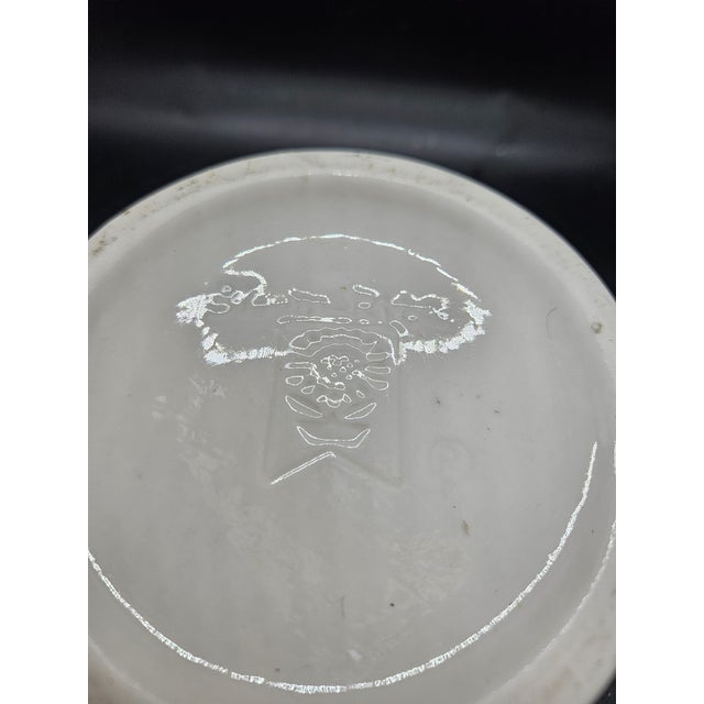 French Country Vintage Bloomrite Blue French Country Pottery Vase. For Sale - Image 3 of 4