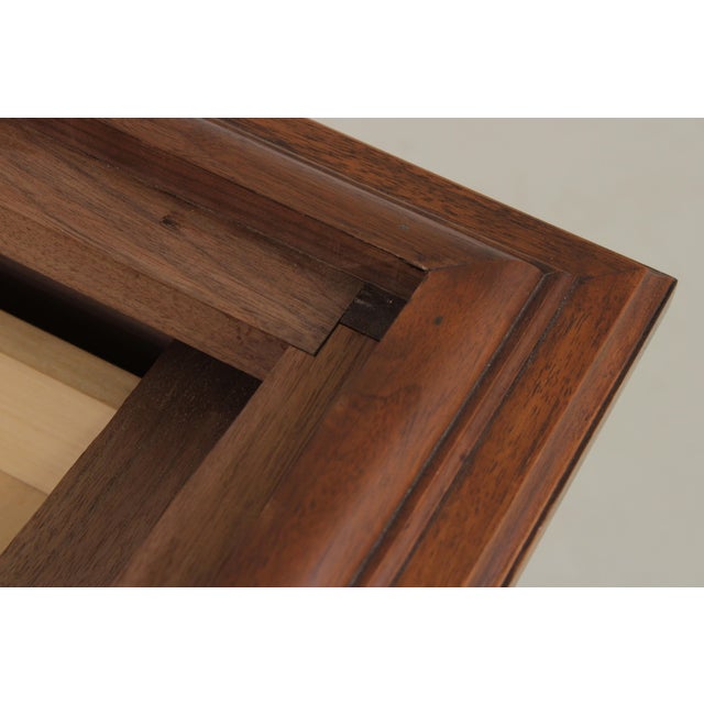 Bench Made 2 Piece Black Walnut Highboy For Sale - Image 10 of 18