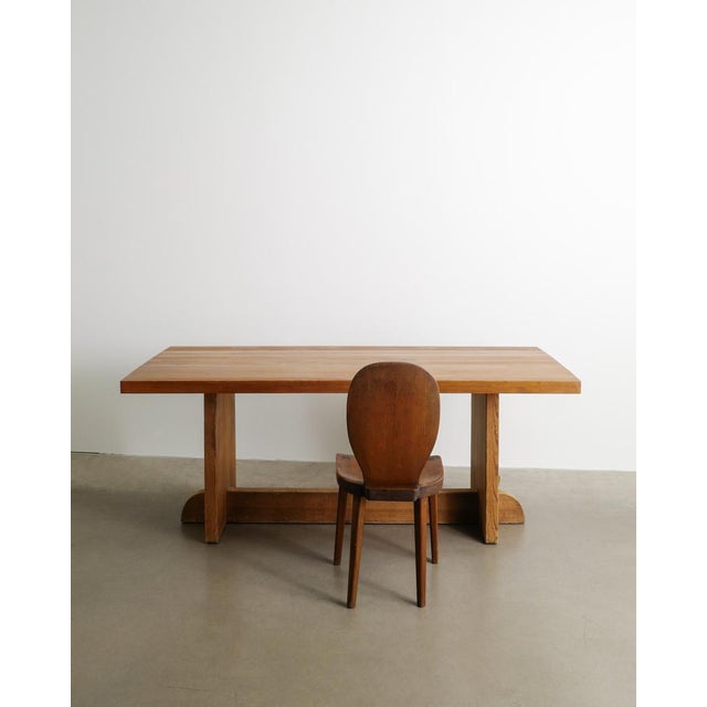 1930s Early Swedish Modern Skedblad Wooden Office Dining Chair in Pine by Carl Malmsten, 1930s For Sale - Image 5 of 8