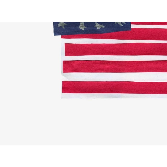 Not Yet Made - Made To Order Whimsical Outsider Art American Flag Giclee Print - For Sale - Image 5 of 5