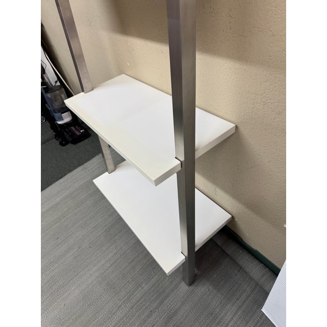 Room & Board Gallery Leaning Bookshelf For Sale - Image 10 of 12