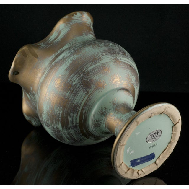 Vintage 1960's Japanese Inarco Pottery Harvest Gold Vase Chairish