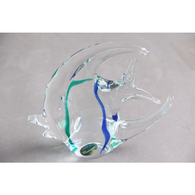 Murano Handmade Glass Fish, Italy, 1960s For Sale - Image 8 of 8