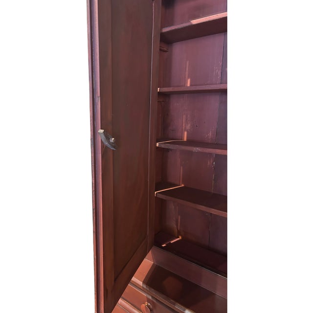 19th Centurty Step Back Cupboard For Sale In New York - Image 6 of 8