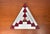 Vintage Danish Triangular Trivet Coasters by Jorgen Meldgaard for Menu, 1980s, Set of 3, in Very Good conditions. Designed...
