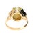 Mid 20th Century Gia Certified 9.46 Carat Green Cats Eye Chrysoberyl 14k Gold Art Deco Ring, Size 6.5 For Sale - Image 4 of 10