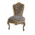 Wood Louis XV Style Side Chair, 1950s For Sale - Image 7 of 7