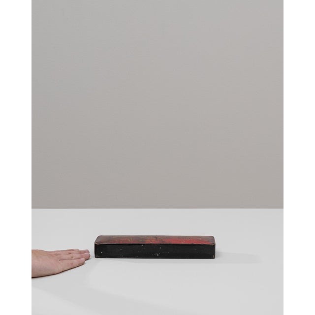 20th Century Asian Wooden Box with Handcrafted Gold Details For Sale - Image 18 of 18