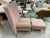 A Phillip Starck designed chair and ottoman from the Royalton hotel in New York City produced by Driade. These chairs were...