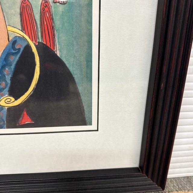 Vu Thu Hien Watercolor Print, Framed For Sale - Image 9 of 11