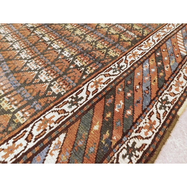 Antique Caucasian Genje Rug For Sale In Los Angeles - Image 6 of 13