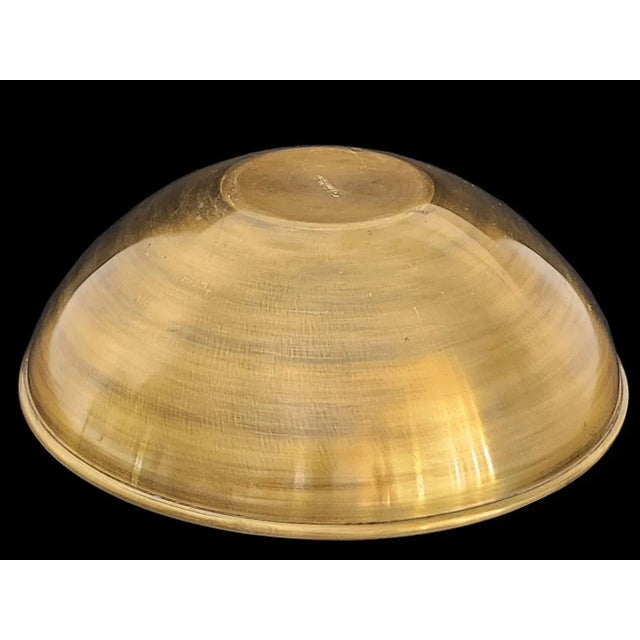 Calvin Klein 1980s Calvin Klein Solarized Brass Offering Bowl For Sale - Image 4 of 10