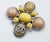 Chanel Silver CC Crystal Cream Yellow Peach Stone Cross Large Pendant Brooch *Marked 04 *Made in France -It's...