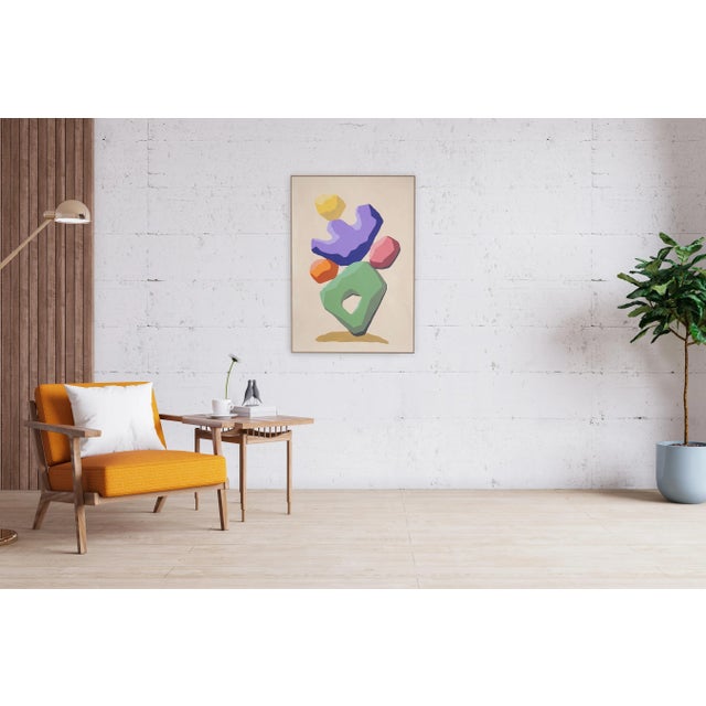 "Abstract Cactus" is an acrylic painting from Ryan Rivadeneyra's series of imagined modernist sculptures. In this series,...