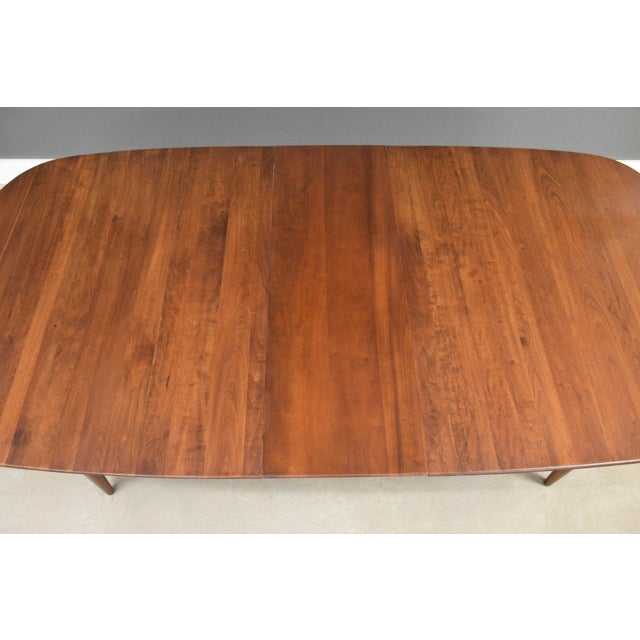 Willett Furniture 1960s Solid Cherry Dining Table by Willett Furniture For Sale - Image 4 of 12