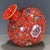 Vintage Chinese Coral Ground Famille Rose "Lotus Scroll" Miniature Vase, Qianlong Mark For Sale - Image 4 of 9