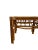 Mid 20th Century Pair of Vintage Rattan and Bentwood Glass Top Side Tables - in the Style of Franco Albini For Sale - Image 10 of 11