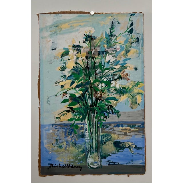 1960s Michel Henry, Small, Charming, Fauvist Painting Michel Henry French Modernist School of Paris, 1969 For Sale - Image 5 of 10