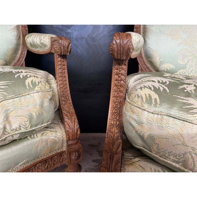 French Bergere Armchairs, 1870, Set of 2 For Sale - Image 12 of 18