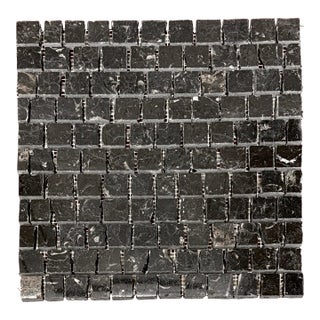 Saumur Black Marble Polished Broken Tessere Mosaic For Sale