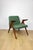 1970s Green Bouclé Bunny Lounge Chair attributed to J. Chierowski, 1970s For Sale - Image 5 of 13