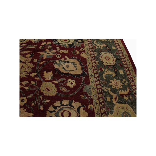 12x16 Handwoven Indian Agra Area Rug - 104665 For Sale In Dallas - Image 6 of 11