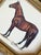 A beautifully detailed hand-painted horse artwork, created by master artists using high-quality acrylic paints and natural...