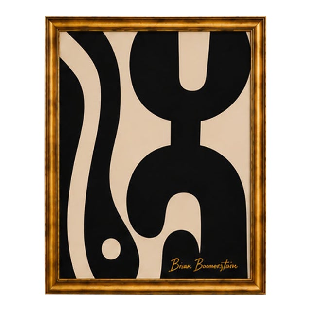 Midnight Forms Modern Painting, Farmed by Bryan Boomershine For Sale
