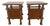 1990s Pair of Craftsman Mission Style Nightstands Side Tables Bottom Cabinet Center Shelf For Sale
