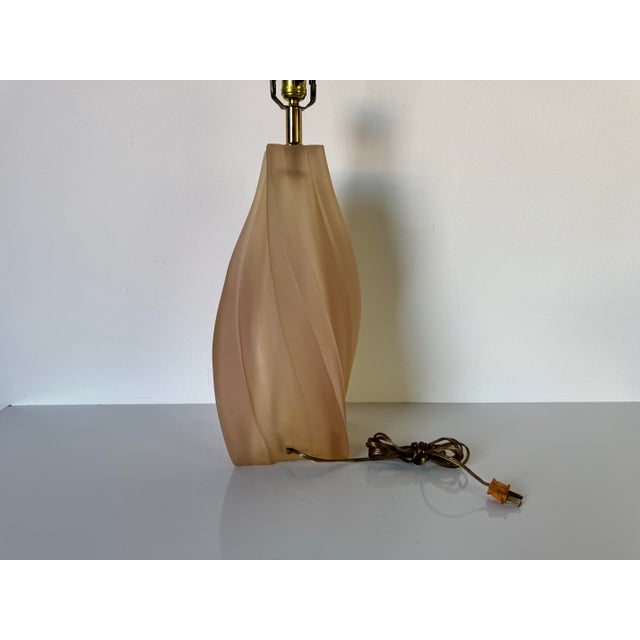 Elevate your space with this striking 1980s vintage Paolo Gucci table lamp, a stunning example of modernist design....