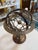 Brass Armillary Sphere on Wooden Base, Celestial Decorative Object For Sale In Los Angeles - Image 6 of 7