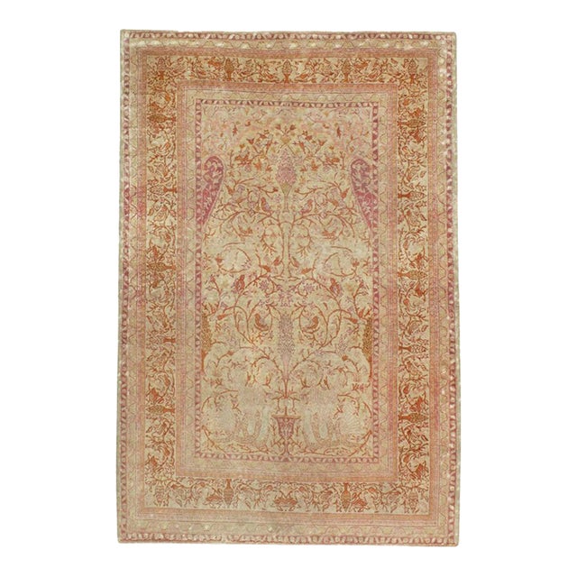 Galerie Shabab Collection Early 20th Century Handmade Turkish Sivas Accent Rug For Sale