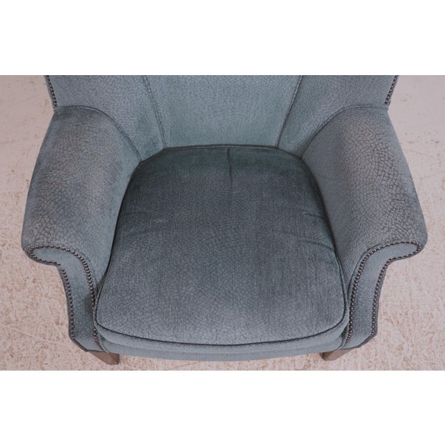 Pair of Lexington Upholstered Marissa Wing Chairs For Sale - Image 11 of 18