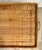 Wood Vintage Bamboo, Rattan & Wicker Two-Tier Console Display Table With Tray Top For Sale - Image 7 of 15